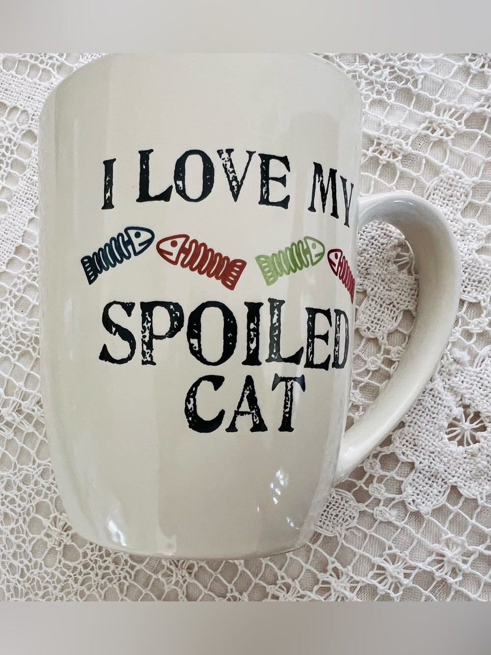 Cat Themed 32 oz Large Mug
